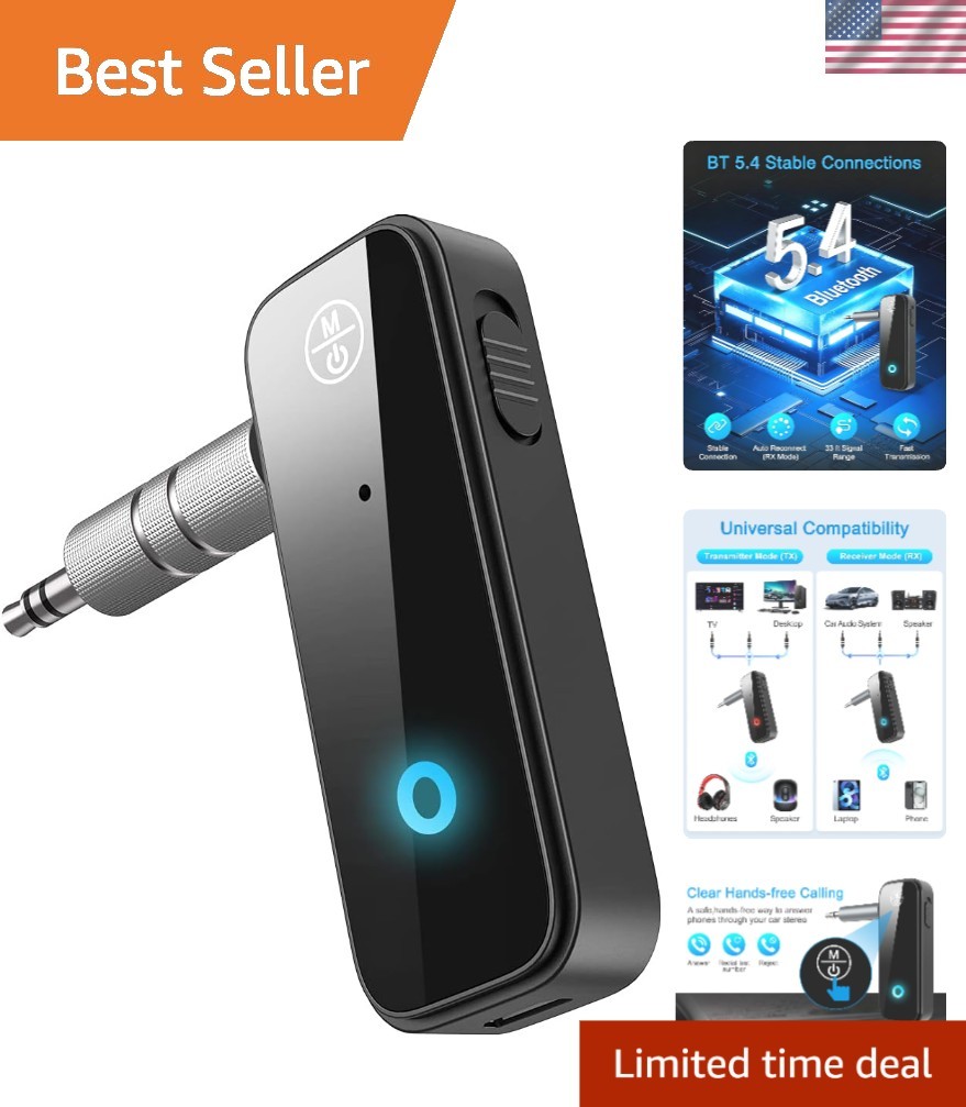 Portable Bluetooth Receiver-Transmitter for Seamless Audio Streaming on the Go