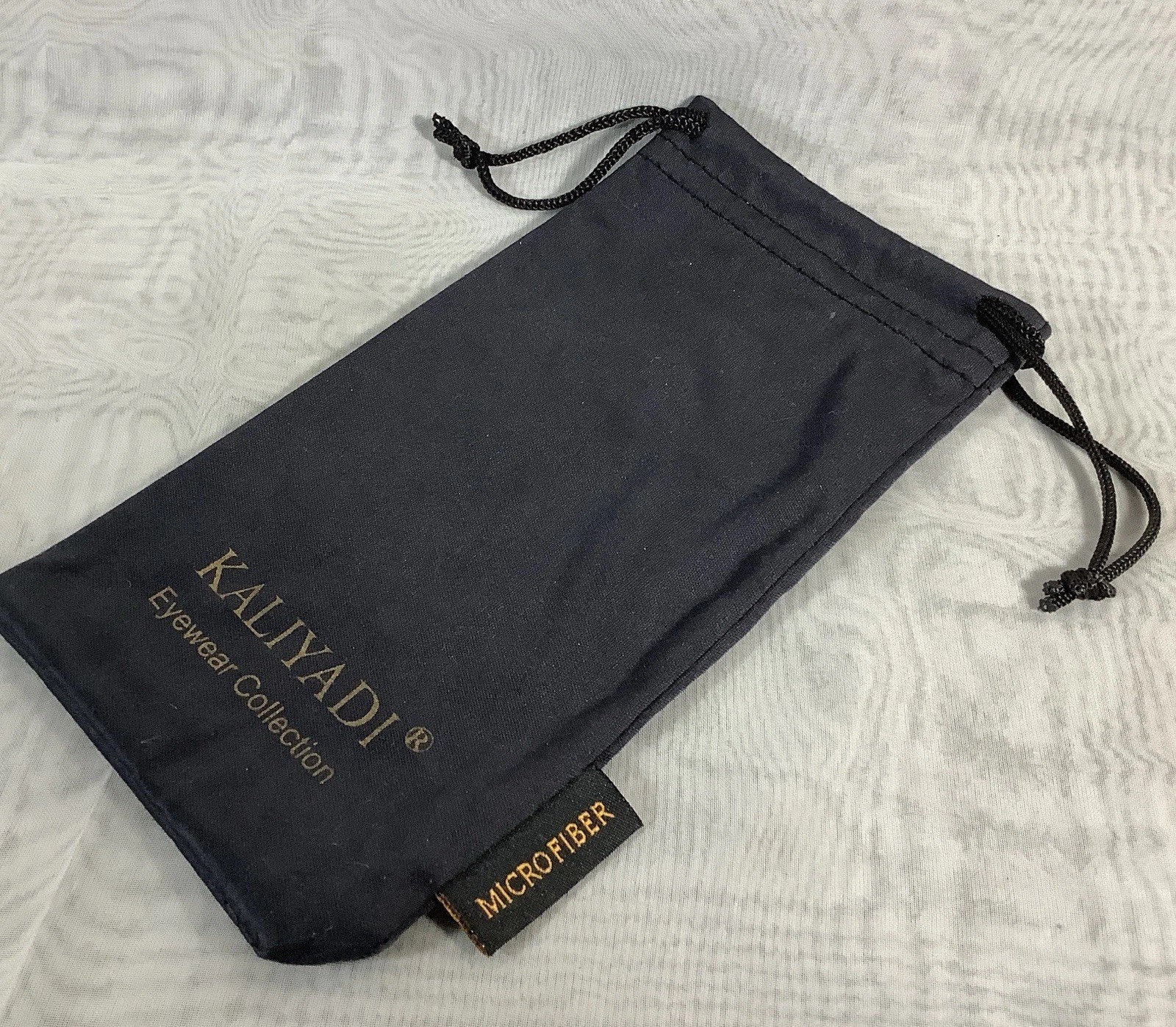 KALIYADI Sunglasses Eyeglasses Black Soft Case Pouch Dust Protectors