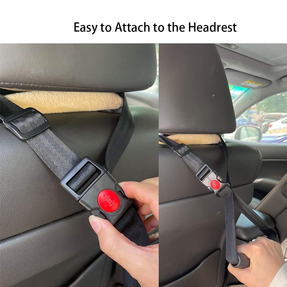 ZipSeven Car Handle 2 Piece Portable Automotive Handle Assistance Mobility Ai...