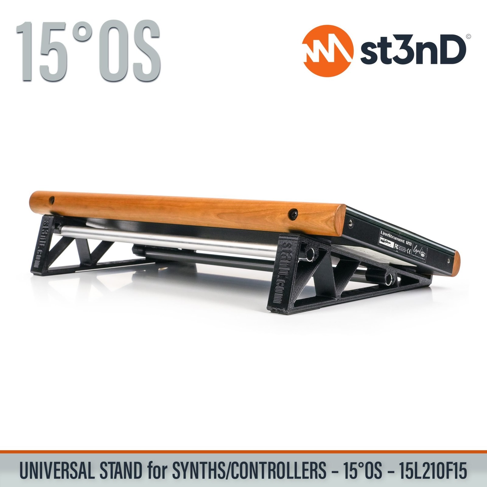 UNIVERSAL STAND for SYNTHS / CONTROLLERS - 15° - Open Style - 15L210F15