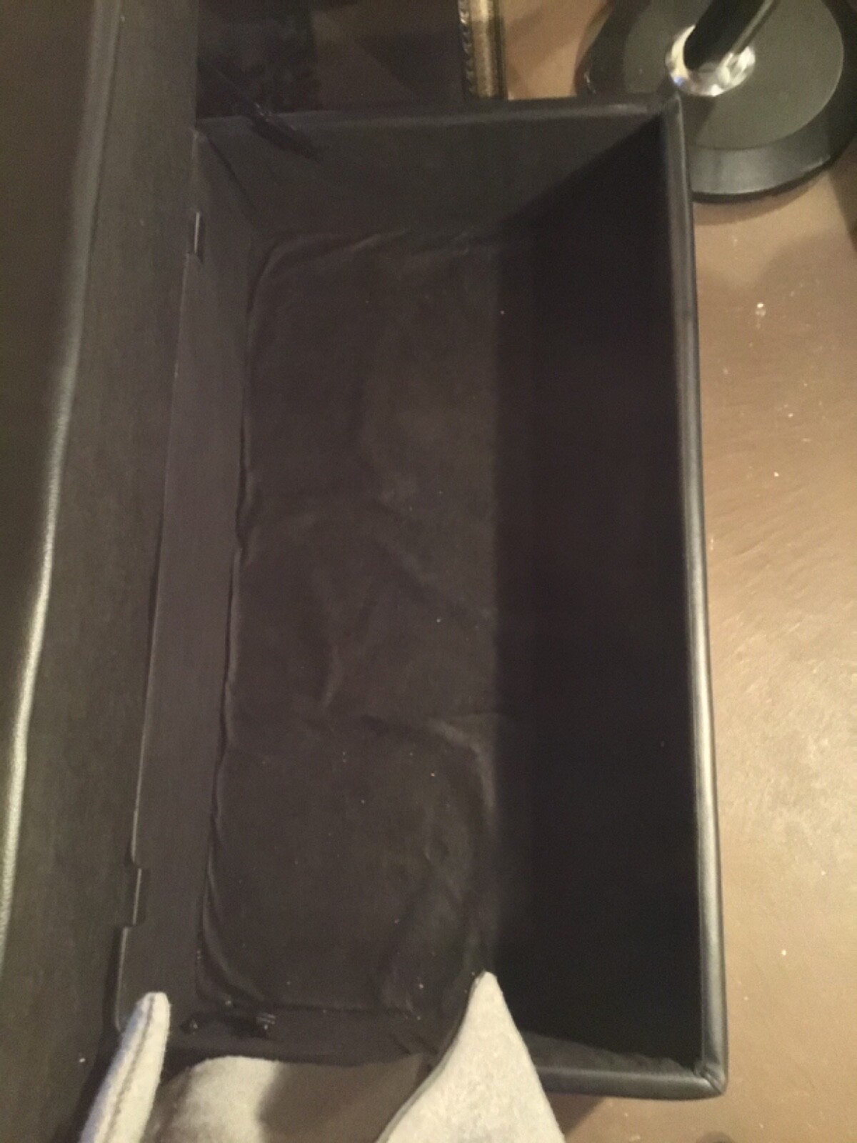 Bench openable dark brown for room