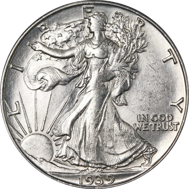 1939-D Walking Liberty Half