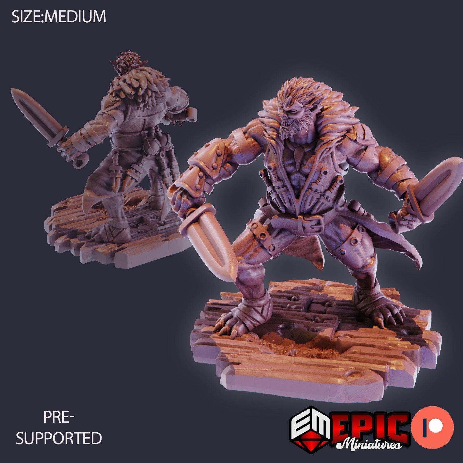 Batbear B | Epic Miniatures | RPG D&D Pathfinder Wargaming Miniature