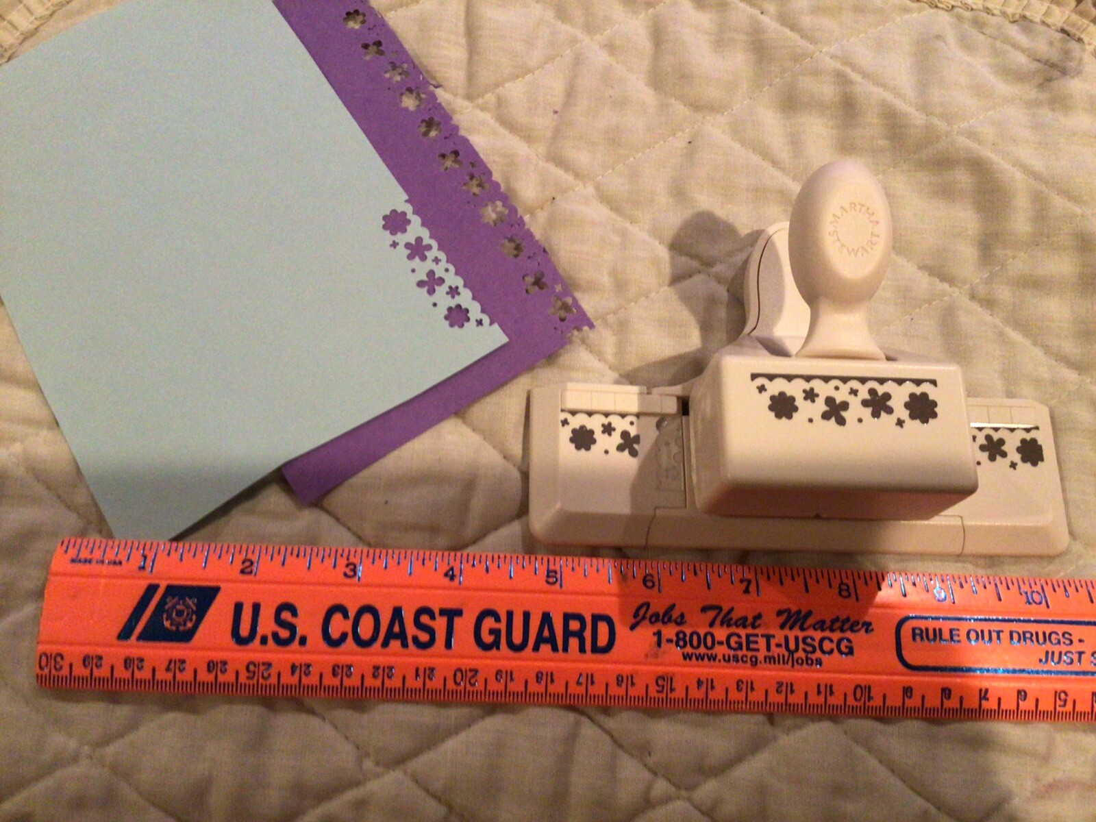 MARTHA Stewart FLOWER SHOWER PAPER PUNCH EDGER Border