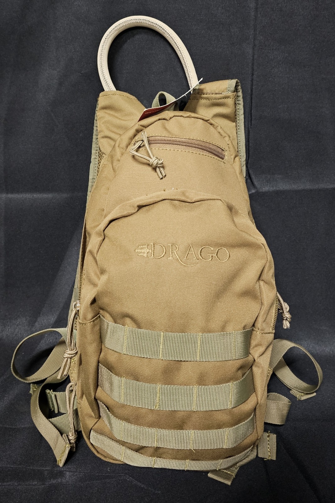 Drago Gear 11301KH Hydration Pack Backpack Polyester 17" x 10" x 8" Khaki NEW