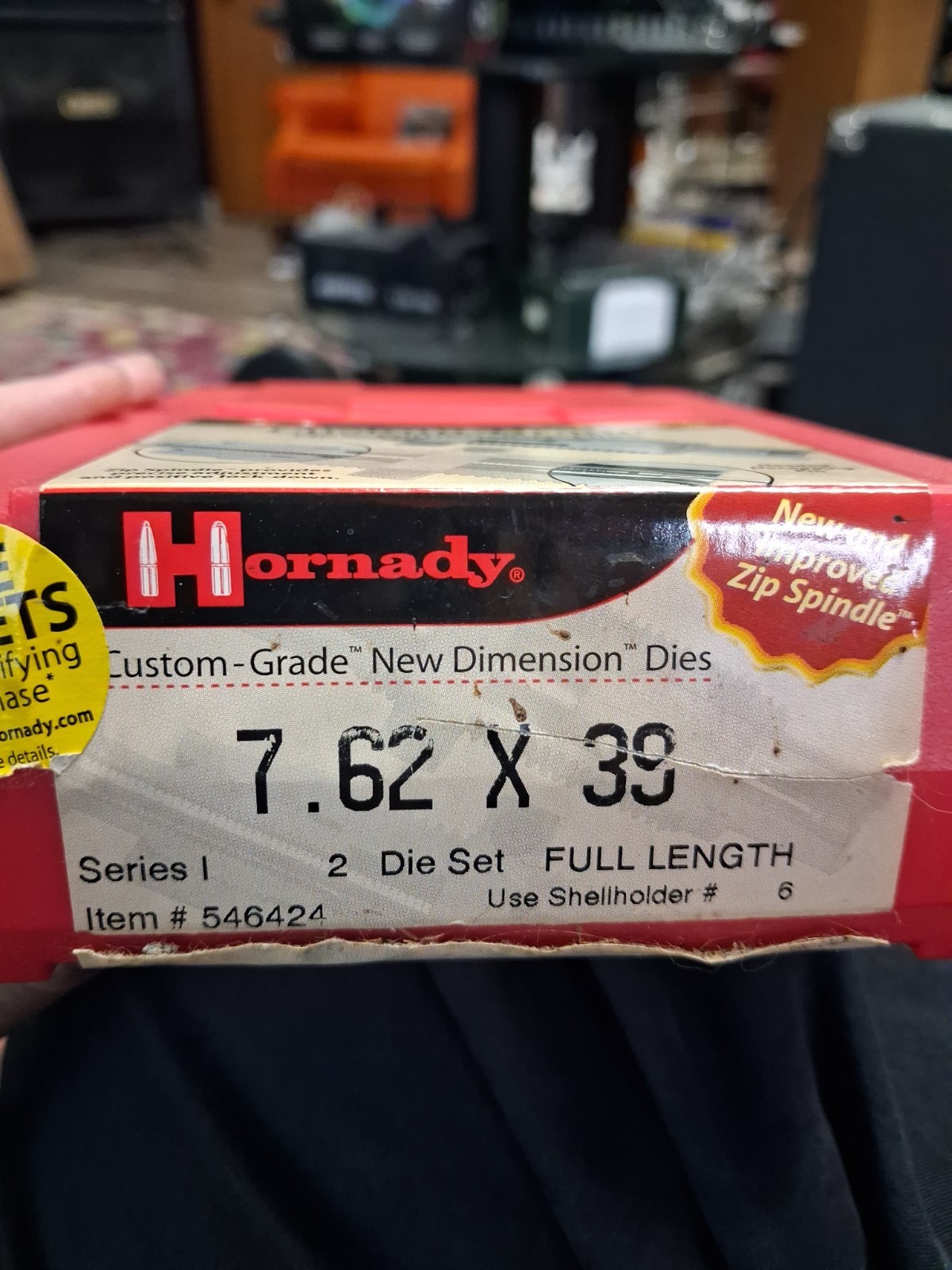 Hornady 546424 Custom Grade Series I 2 Die 7.62x39mm Sizing Seater