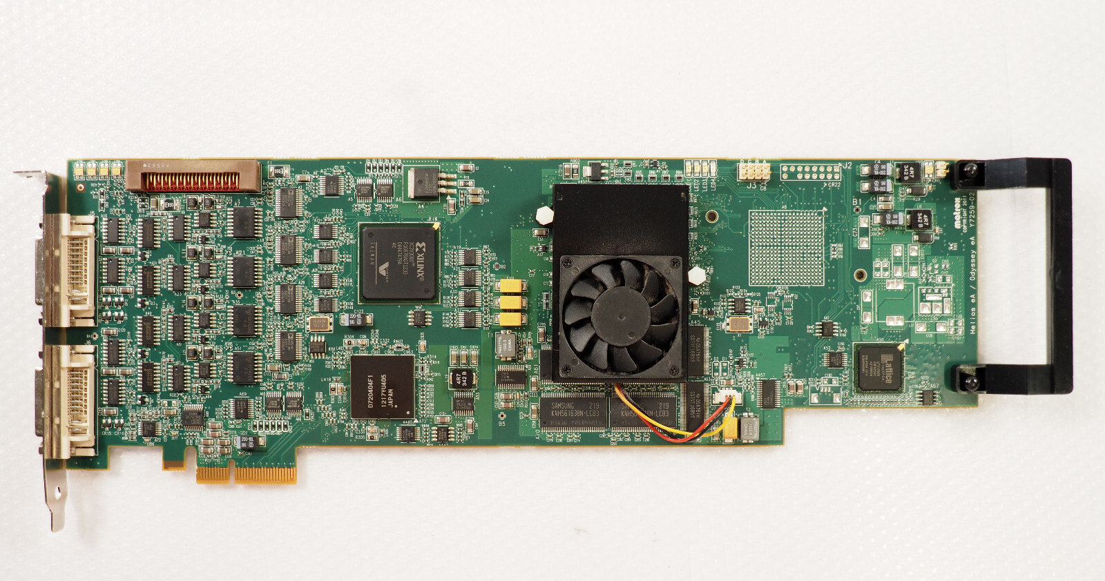 Matrox Helios Odyssey Y7259-02 HEL2MQHALE/G PCIe Imaging Frame Grabber Card