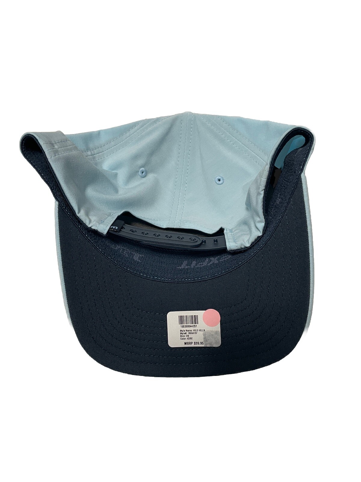 Travis Mathew Golf Hat Mens Hilo Hills Adjustable Snapback FlexFit Light Blue