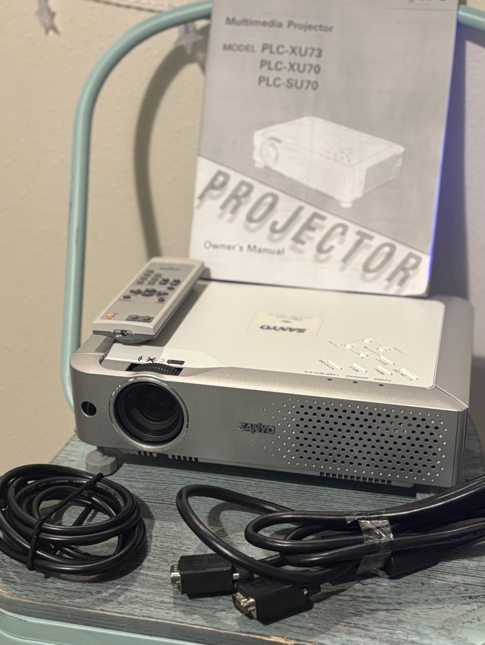 Sanyo Multimedia Projector Model PLC-XU73 W/ Case