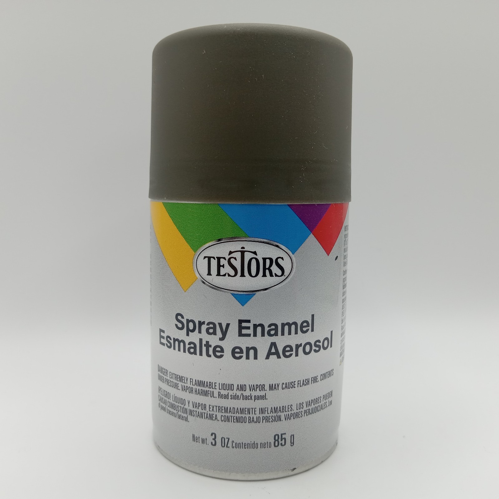 1265T Testors  Flat Olive Drab Enamel Spray Can