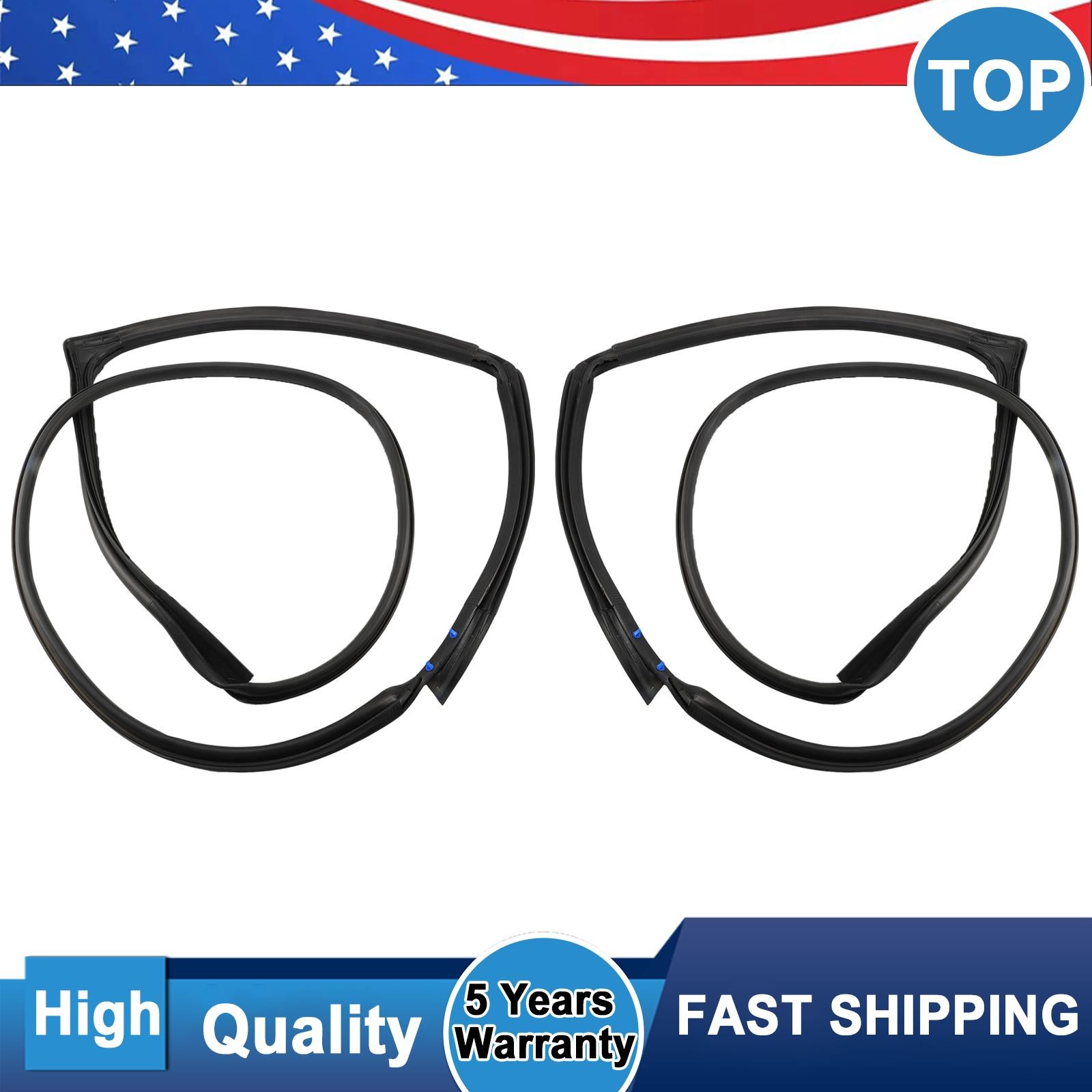 For Wrangler TJ 1997-2006 Full Door Weatherstrip Gasket Seal Driver & Passenger