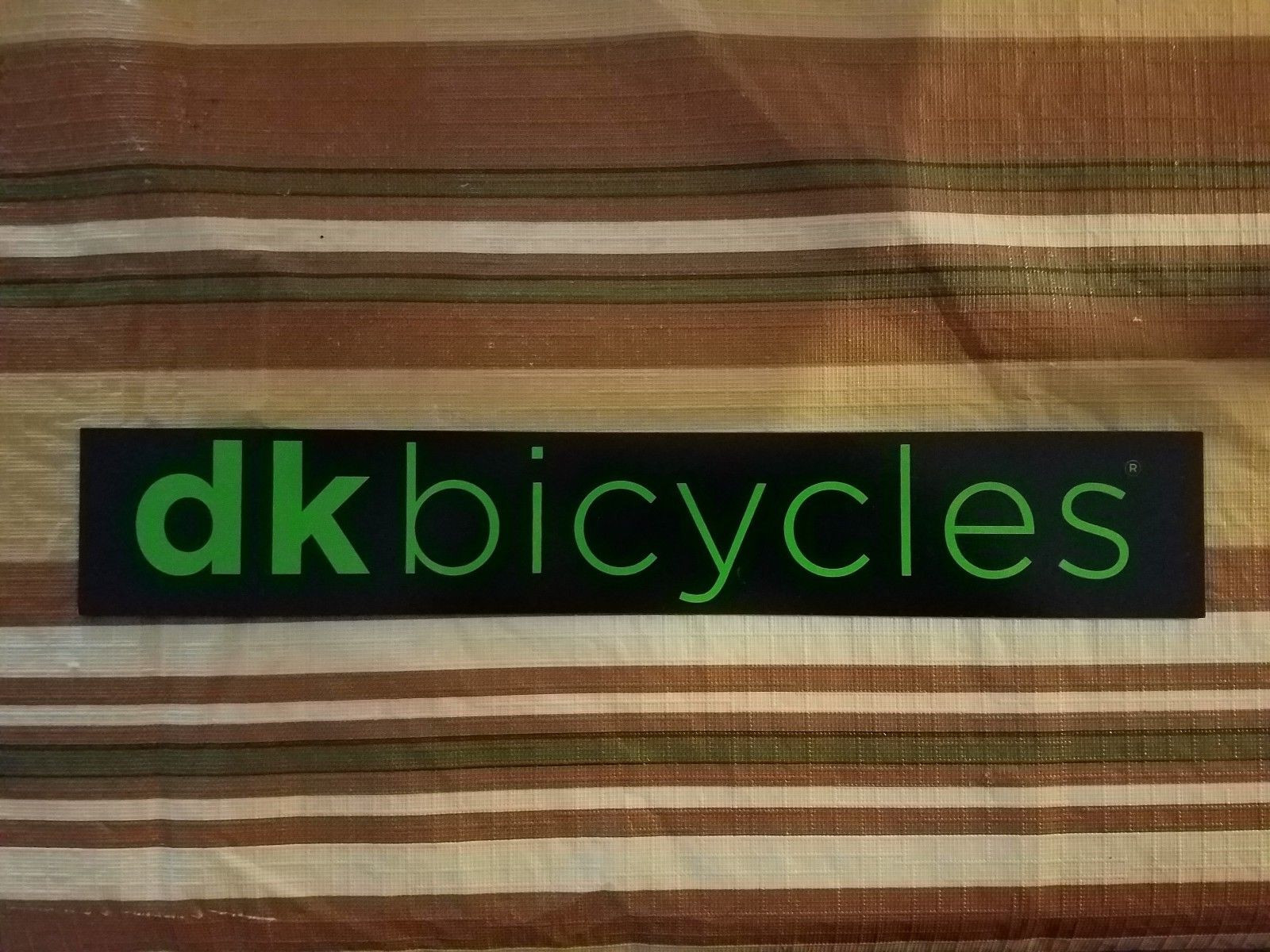 DK bicycles Magnetic Magnet Sign 12 by 2 Inches fully magnetic