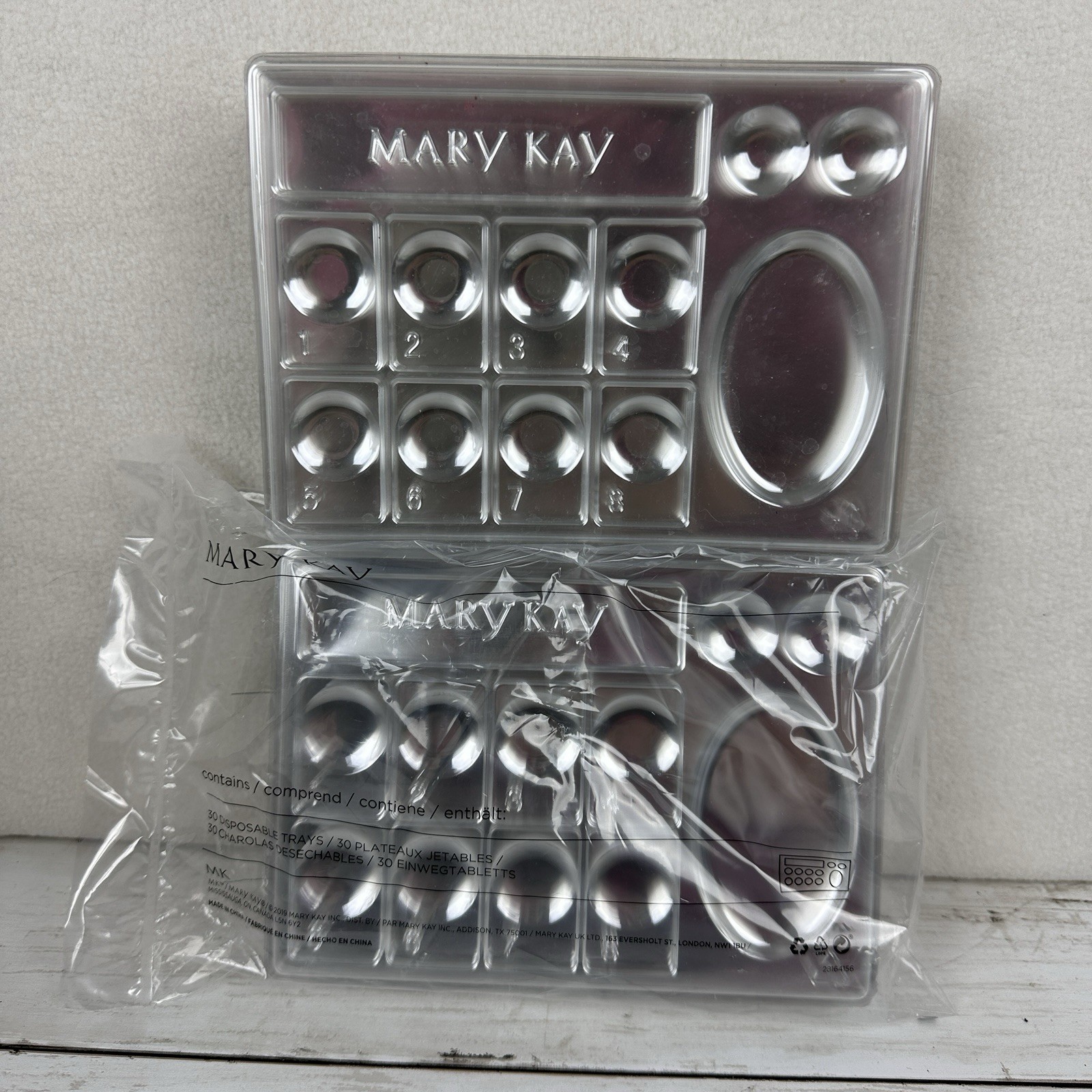 50 + Mary Kay Disposable Plastic Makeup Trays Pack Factory Sealed Unused
