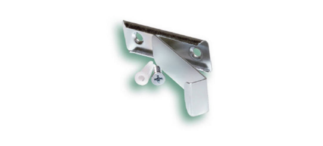 Hillman 121156 Mirror Holder AnchorWire Silver Hidden 20 lb Silver Pair