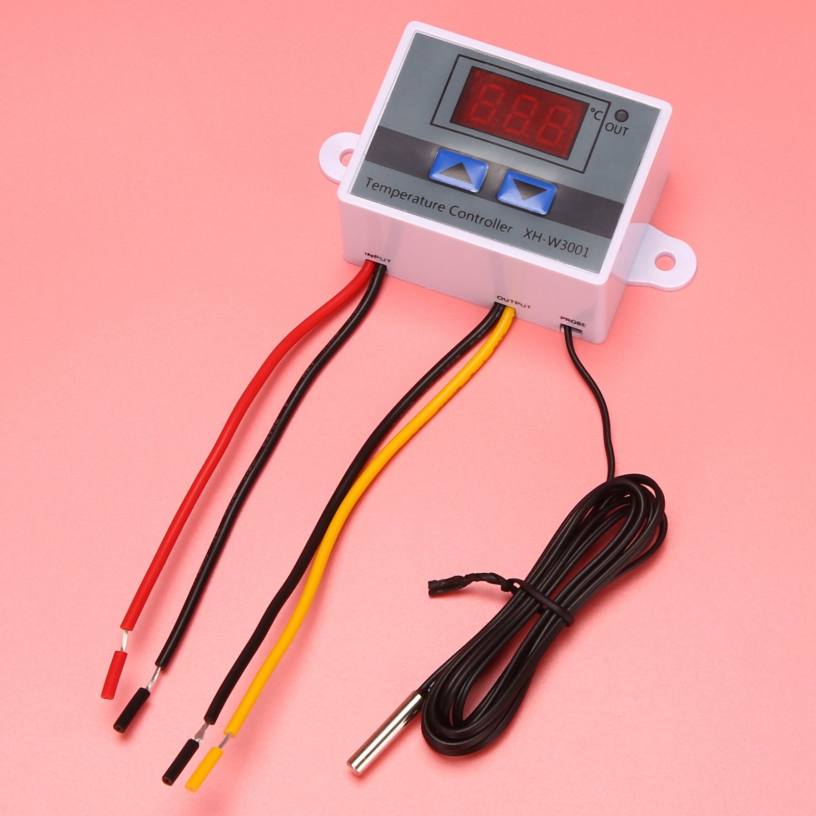 220V Digital LED Temperature Controller 10A Thermostat Control with 3446
