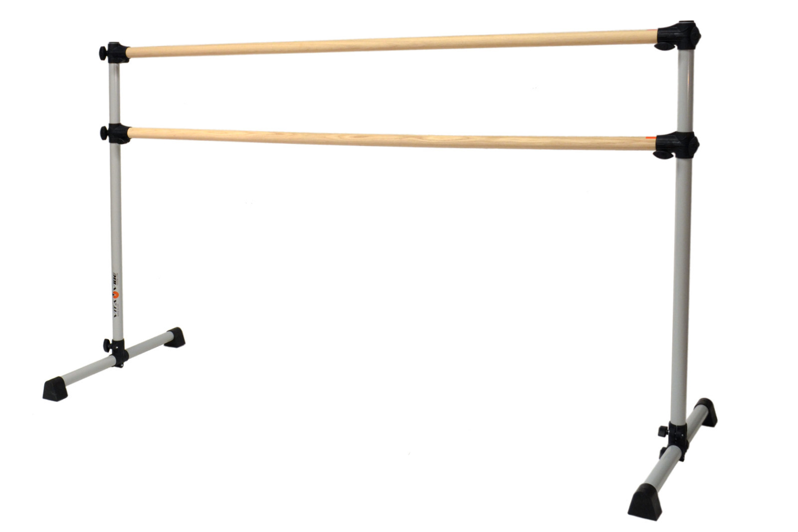 Ballet Barre BD60-W Portable 5ft Wood Double Bar-Stretch/Dance Bar-Vita Vibe NEW