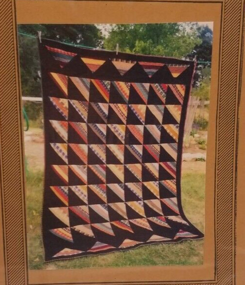 Iowa Sunset Quilt Pattern by The Feathered Heart (69" x 83")