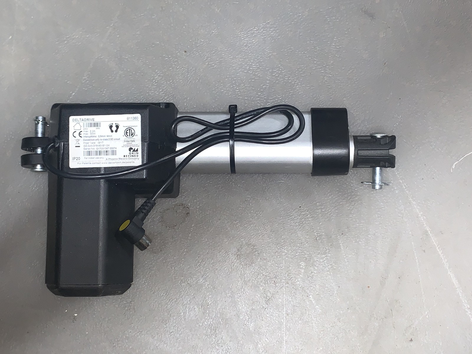 Deltadrive B11360 Linear Actuator Adjustable Bed OKIN Refined Foot Motor