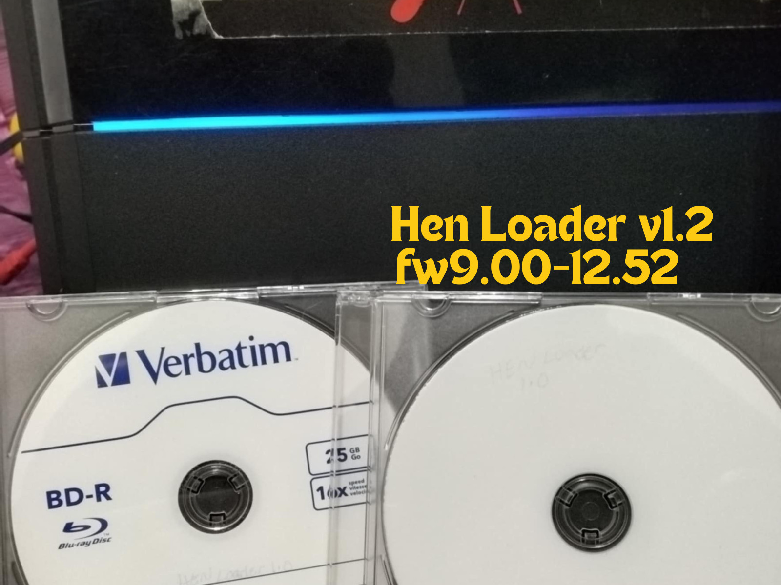 Blu ray disc For game system- (FW9.00- 12.52 - double disc