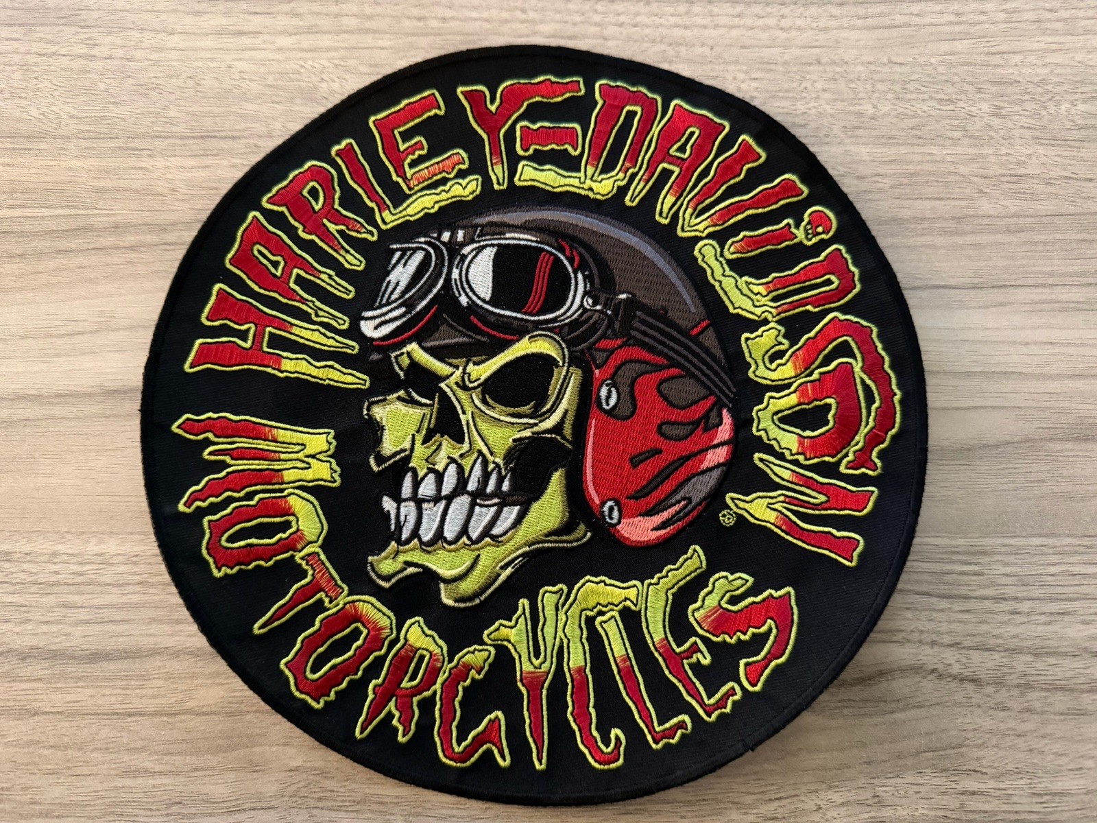 Harley Davidson Large Back Patch Demon Rider