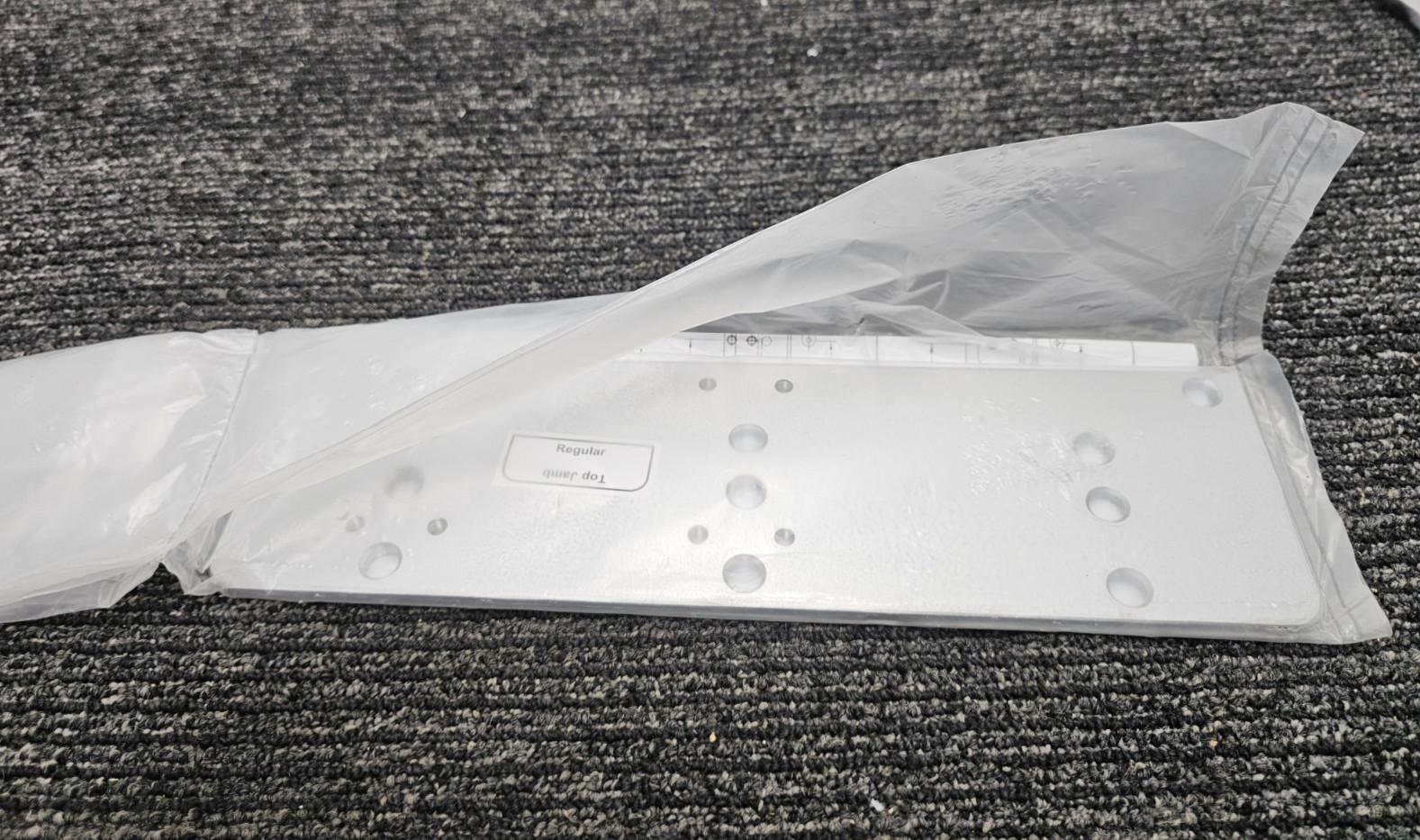 General Lock REG/TJ PA Drop Plate CX9000-DP Replacement Silver Fits DURO