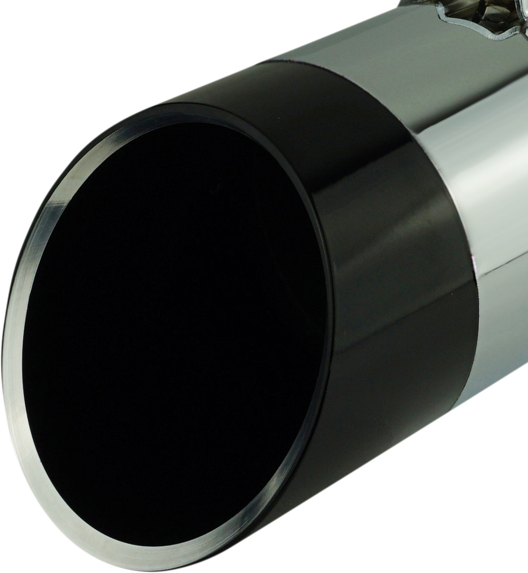 KHROME WERKS For Replacement End Cap - Edge - 4-1/2" - Black 200714P