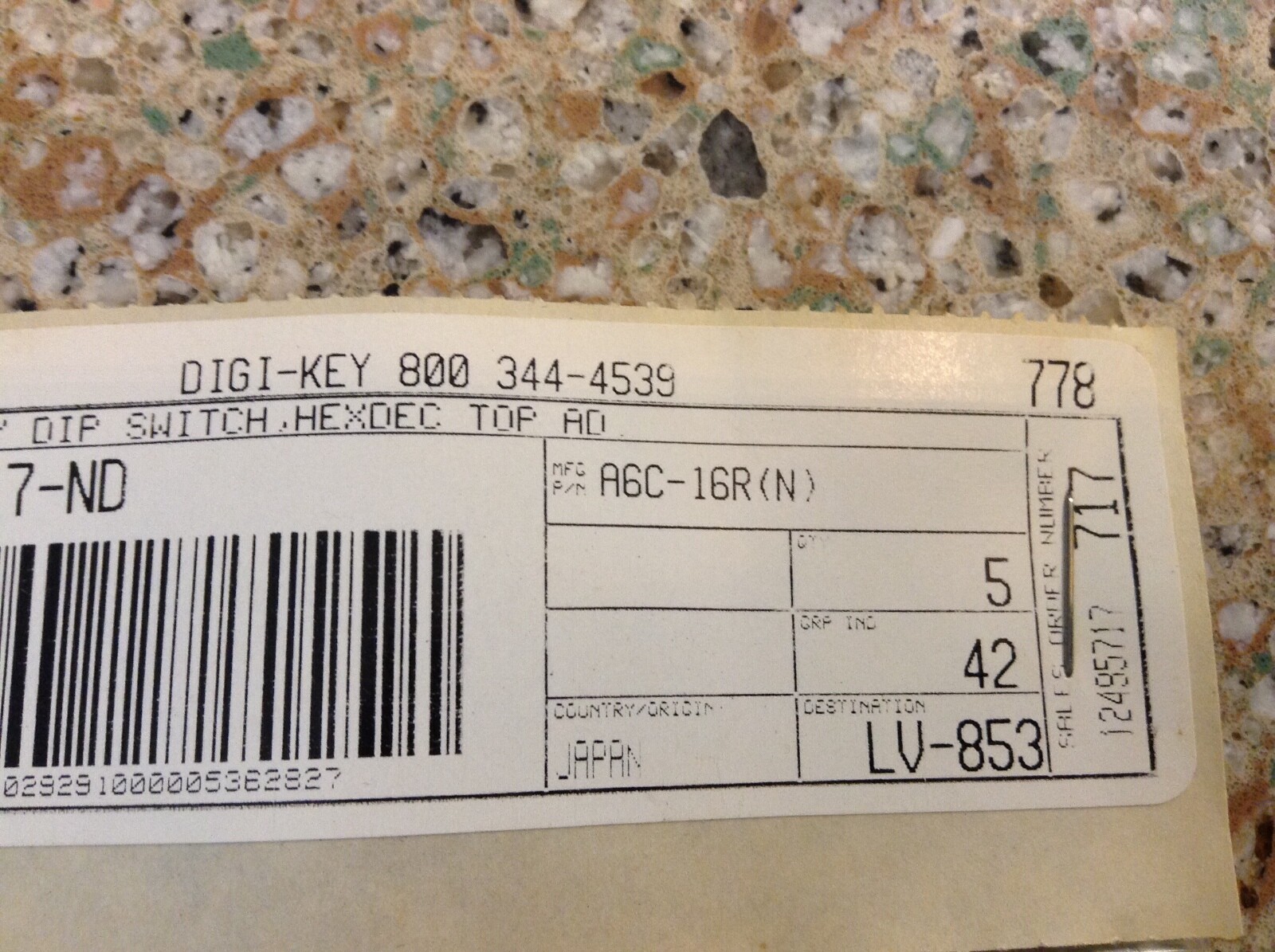 A6C-16R(N)  - Omron DIP (5New in Bag)