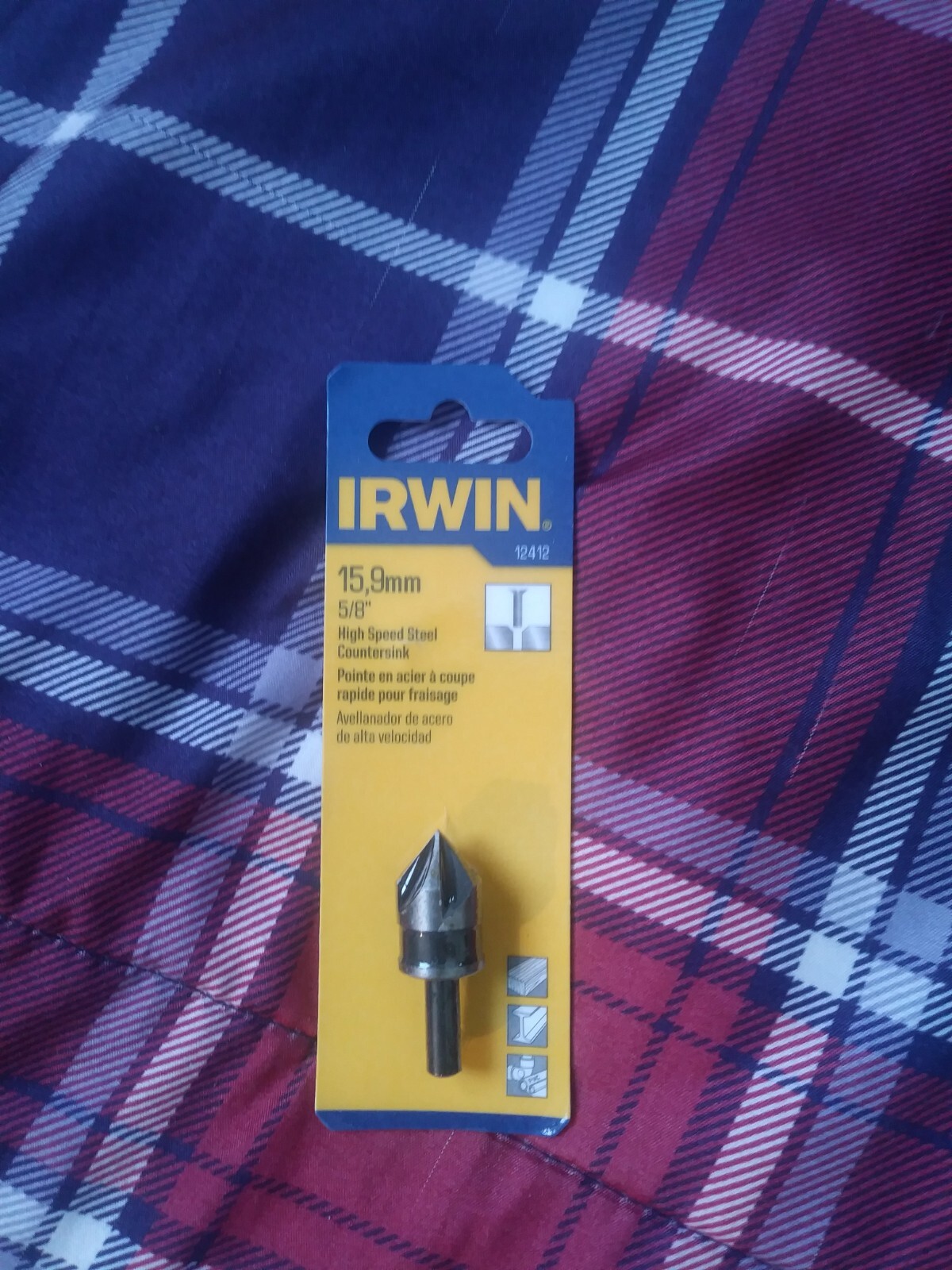 IRWIN HIGH SPEED STEEL COUNTERSINK, 5/8", PT# 12412. NEW