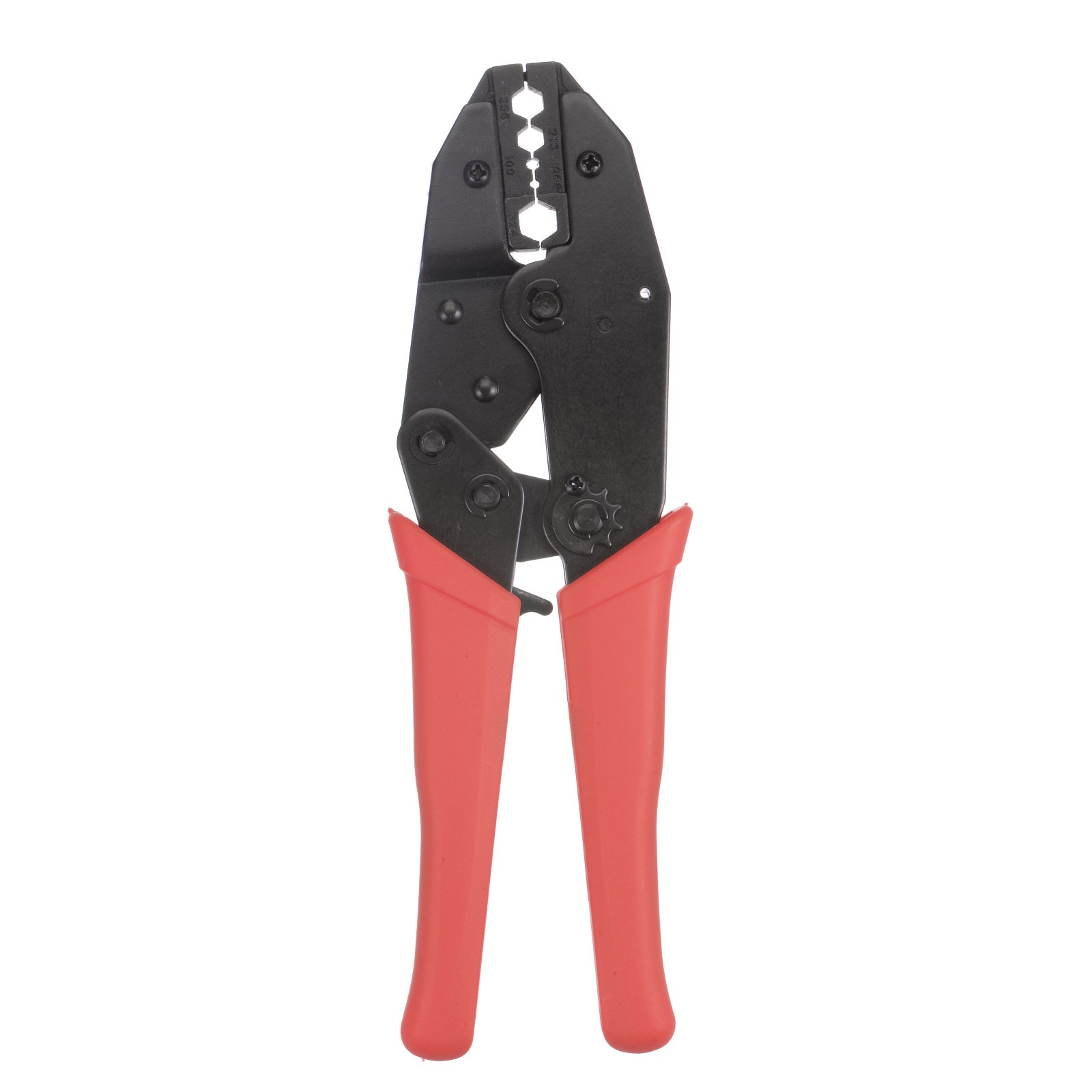 Ratchet Crimper Plier Tool for Crimping Coaxial Cable BNC Connector, Red