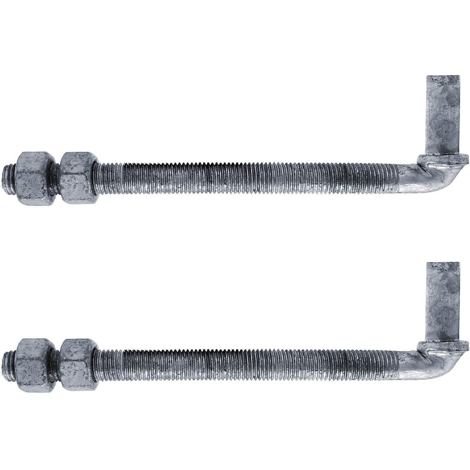 J-Bolt Post Hinge 8" - Hinge Bolts Thru The Post Includes Nuts - J-Bolt Hinge...