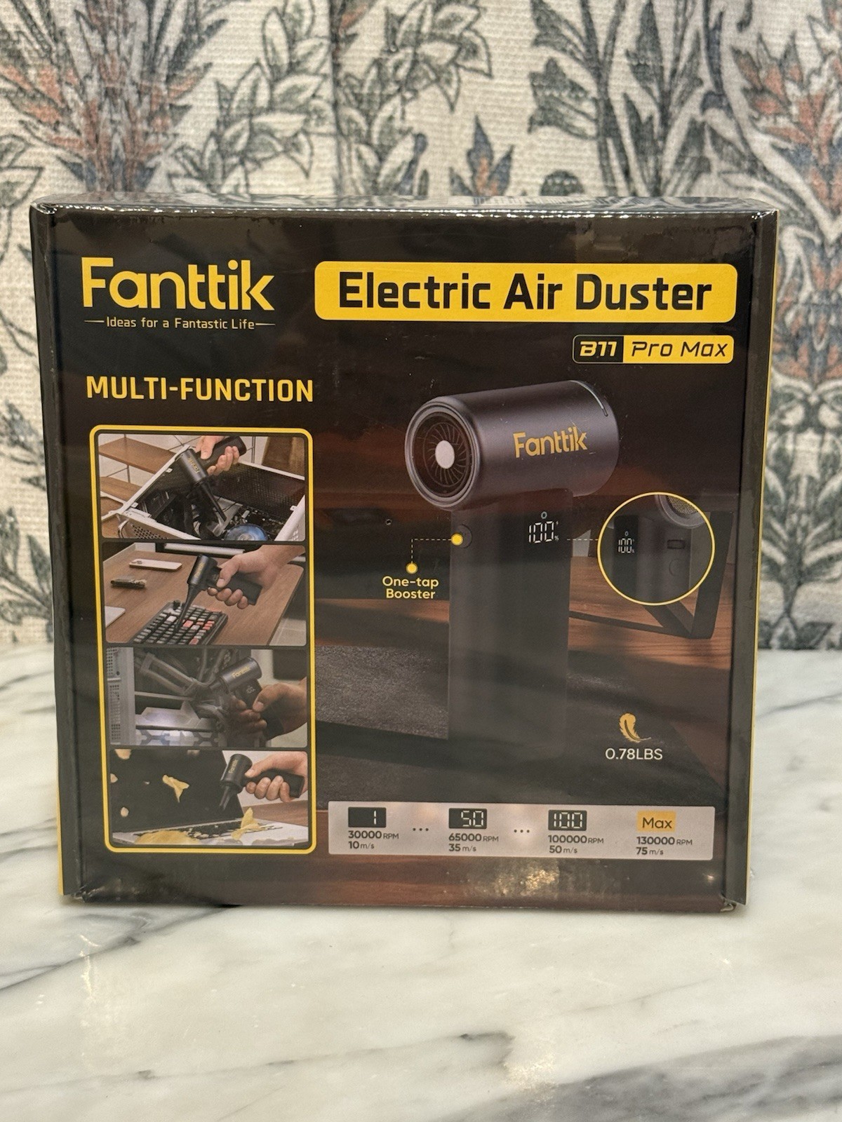 Fanttik B11 Pro Max Electric Air Duster – Cordless Electronics Blower New in Box
