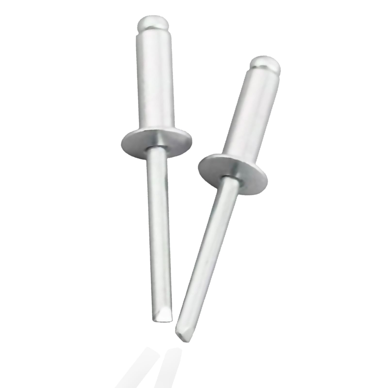 100 Pcs 1/8" x 5/8" Aluminum Pop Rivets, 3.2 x 16mm Silver Blind Rivets