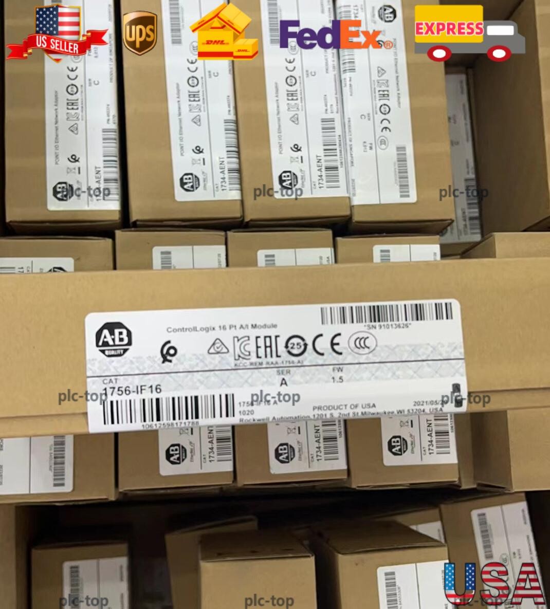 New Factory Sealed AB 1756-IF16 SER A ControlLogix 16 Pt Input Module 1756IF16