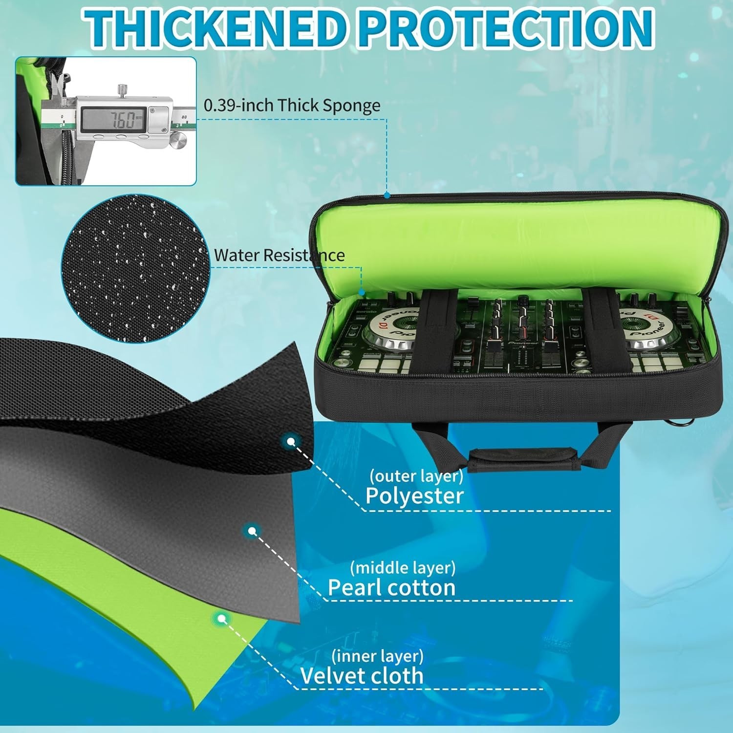 Protective Travel Case for Traktor Kontrol S4 MK3=//