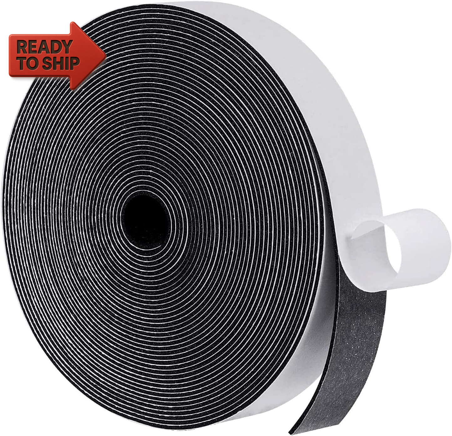 Weather Stripping Door Seal, 1 Inch Wide X 1/16 Inch Thick Adhesive Foam Tape S