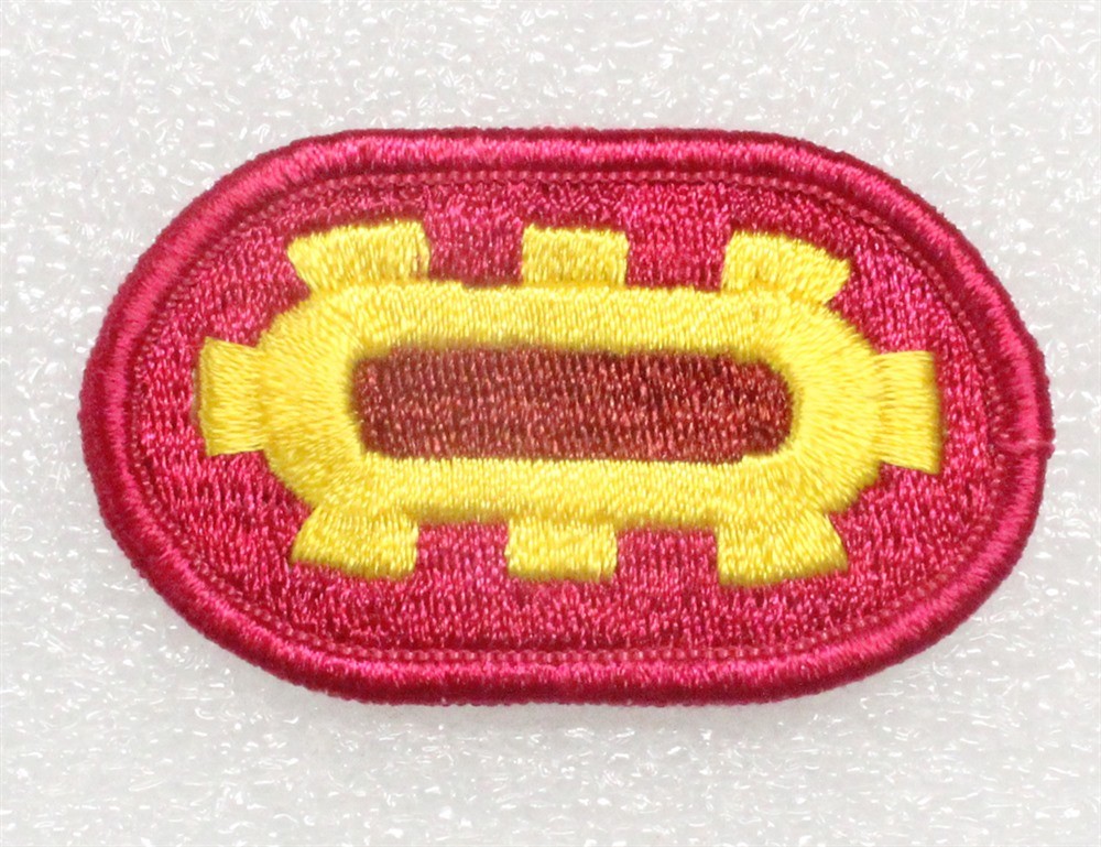 Army Airborne Oval Patch: 801st Maintenance Battalion - merrowed edge