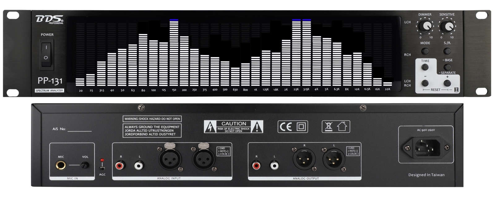Digital Audio Spectrum Analyzer Display VU Meter 31-Segment BDS PP-131 / PP-31