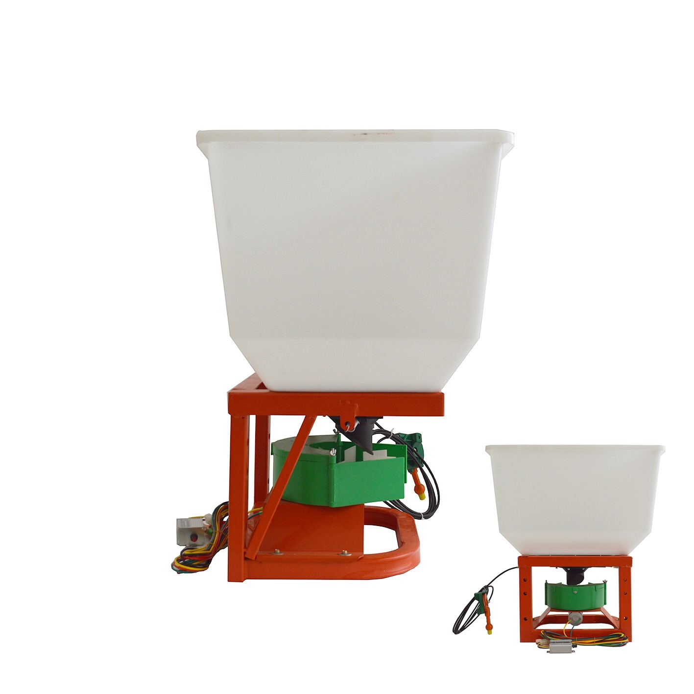 49.4lb 12-Volt ATV Capacity Dry Material Broadcast Spreader Fertilizer Salt Seed