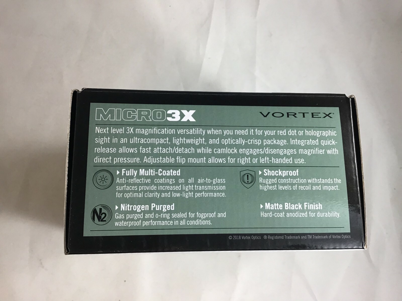 Vortex Optics Micro 3x Magnifier - Red Dot Accessory w/ Vortex RealTree Cap