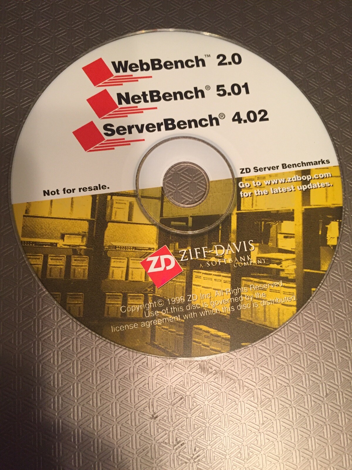 Ziff-Davis WebBench 2.0; NetBench 5.01, ServerBench 4.02, 1998