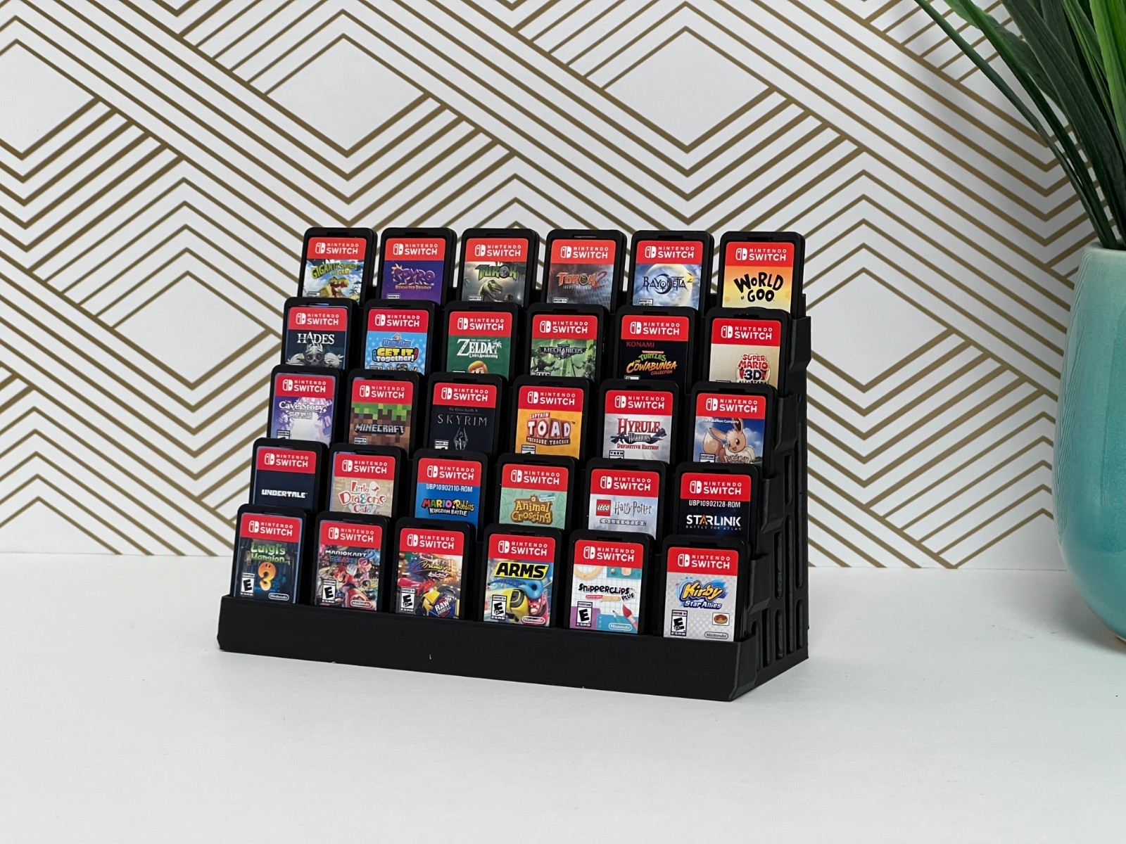 Nintendo Switch Modular Stacking Display, Choice of Colors, 3D Printed