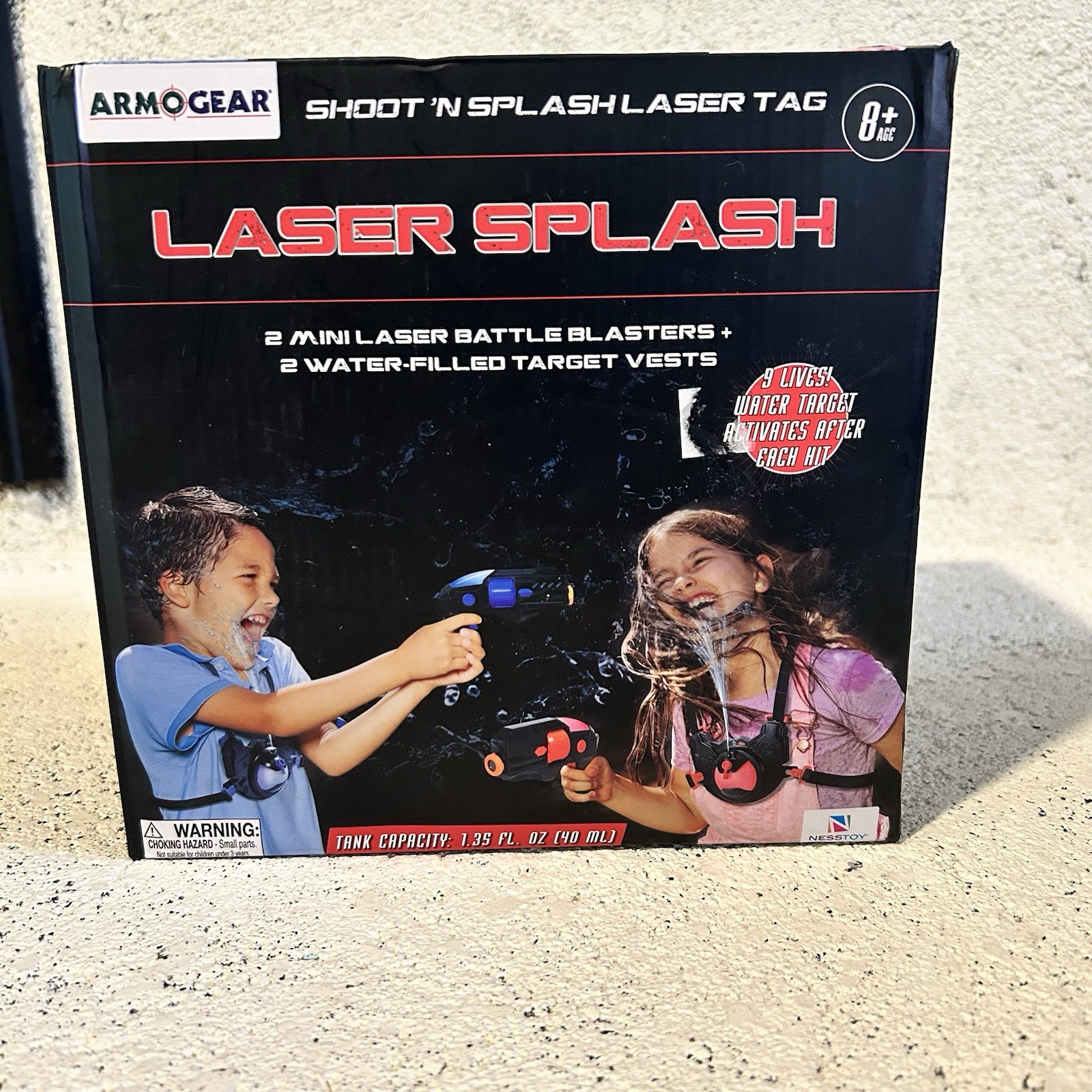 Armogear Shoot N Splash Laser Tag Opened Box