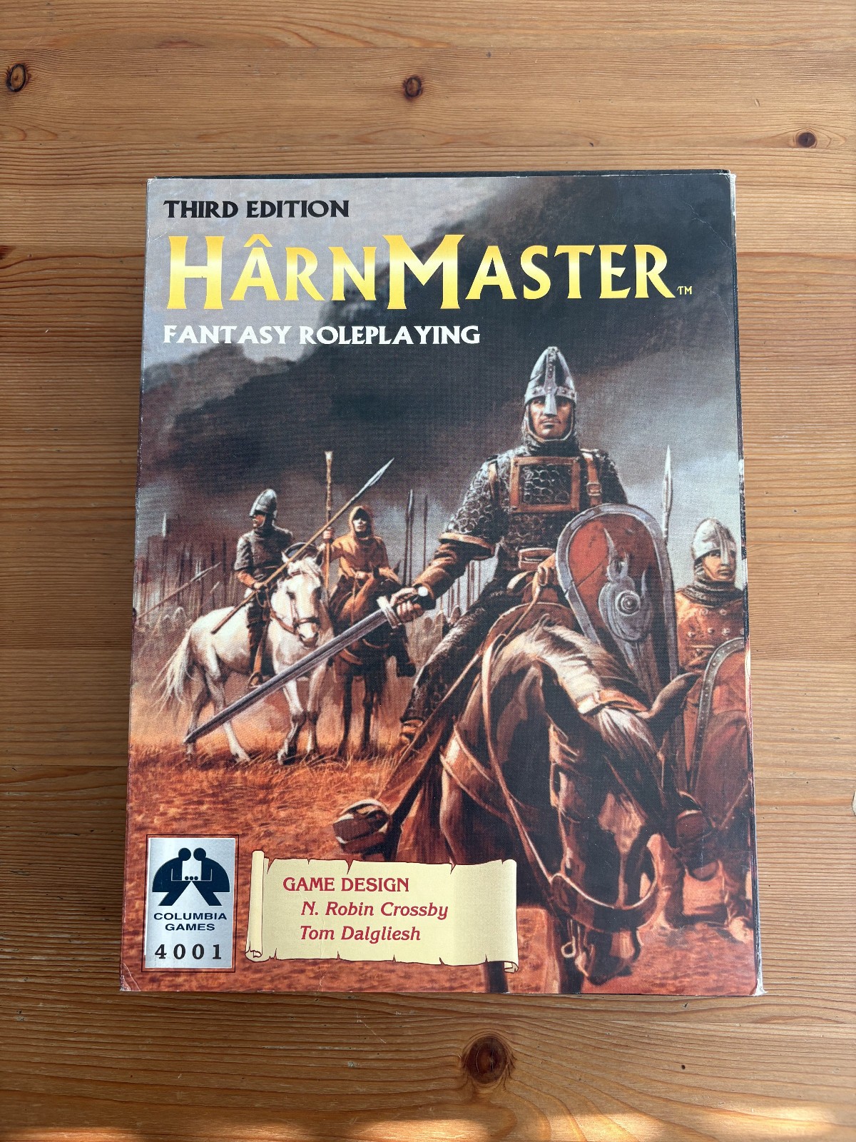 HarnMaster 3rd Edition Complete Box Set Columbia Games 4001 RPG GM Screen