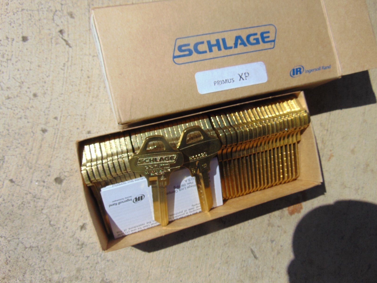 50 KEYS EVEREST PRIMUS SCHLAGE C135 KEYS UNCUT LOCKSMITH