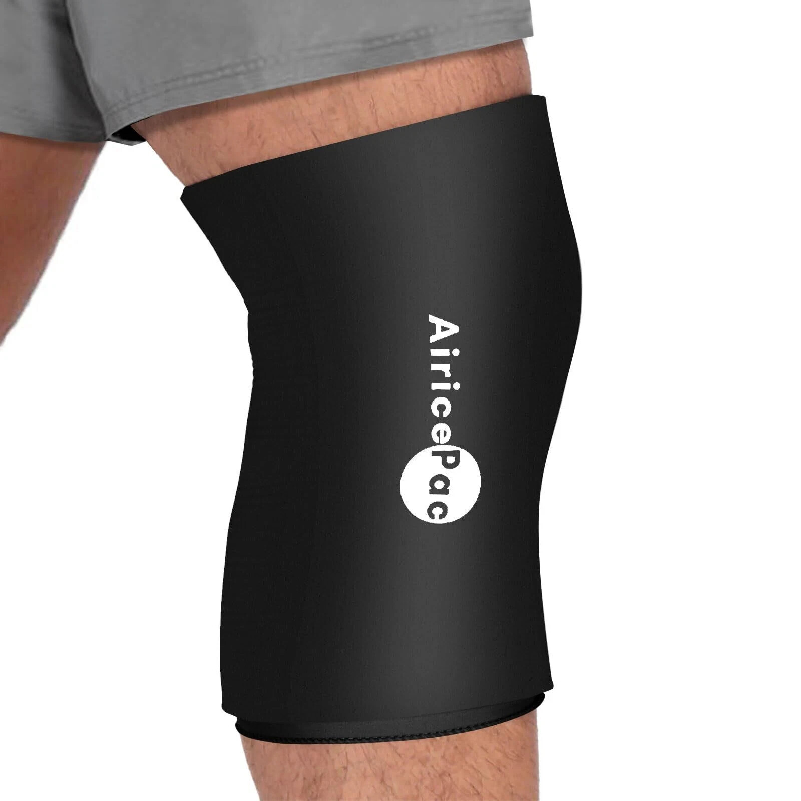 Knee Ice Pack Wrap Compression Sleeve for Injuries, Reusable Gel Cold Packs