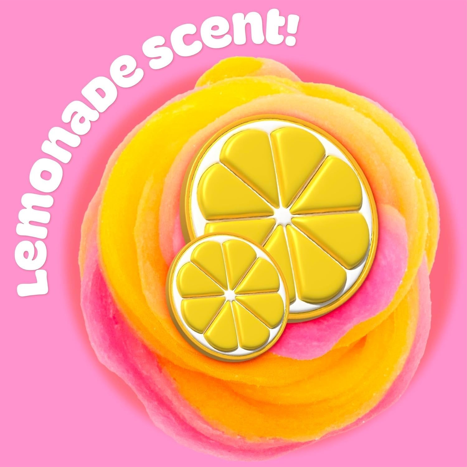Play-Doh Butter, Pink & Yellow Compound, Lemonade Scent, Single 5 oz.
