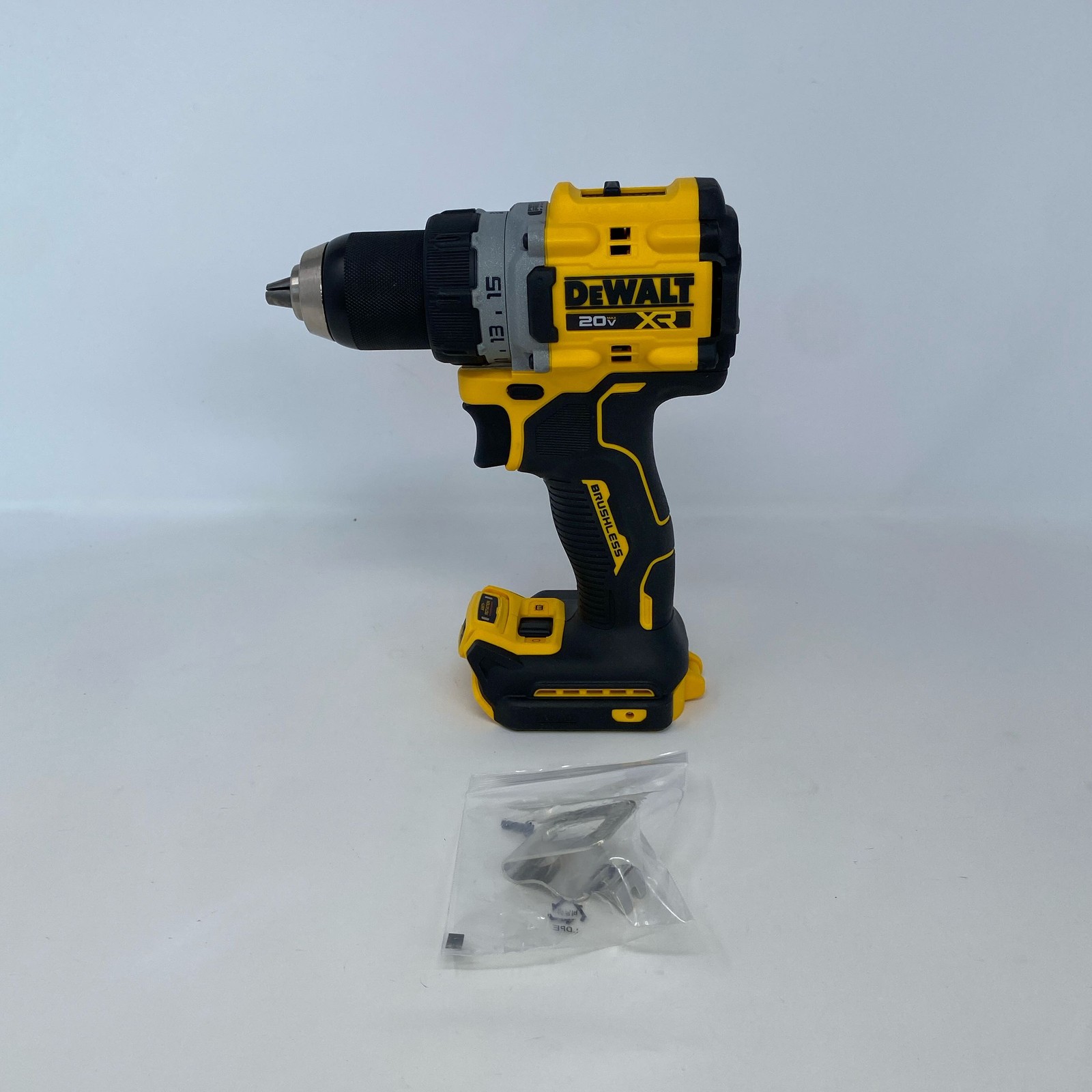 DEWALT 20V MAX XR DCD801B 1/2" Brushless Drill/Driver Yellow/Black