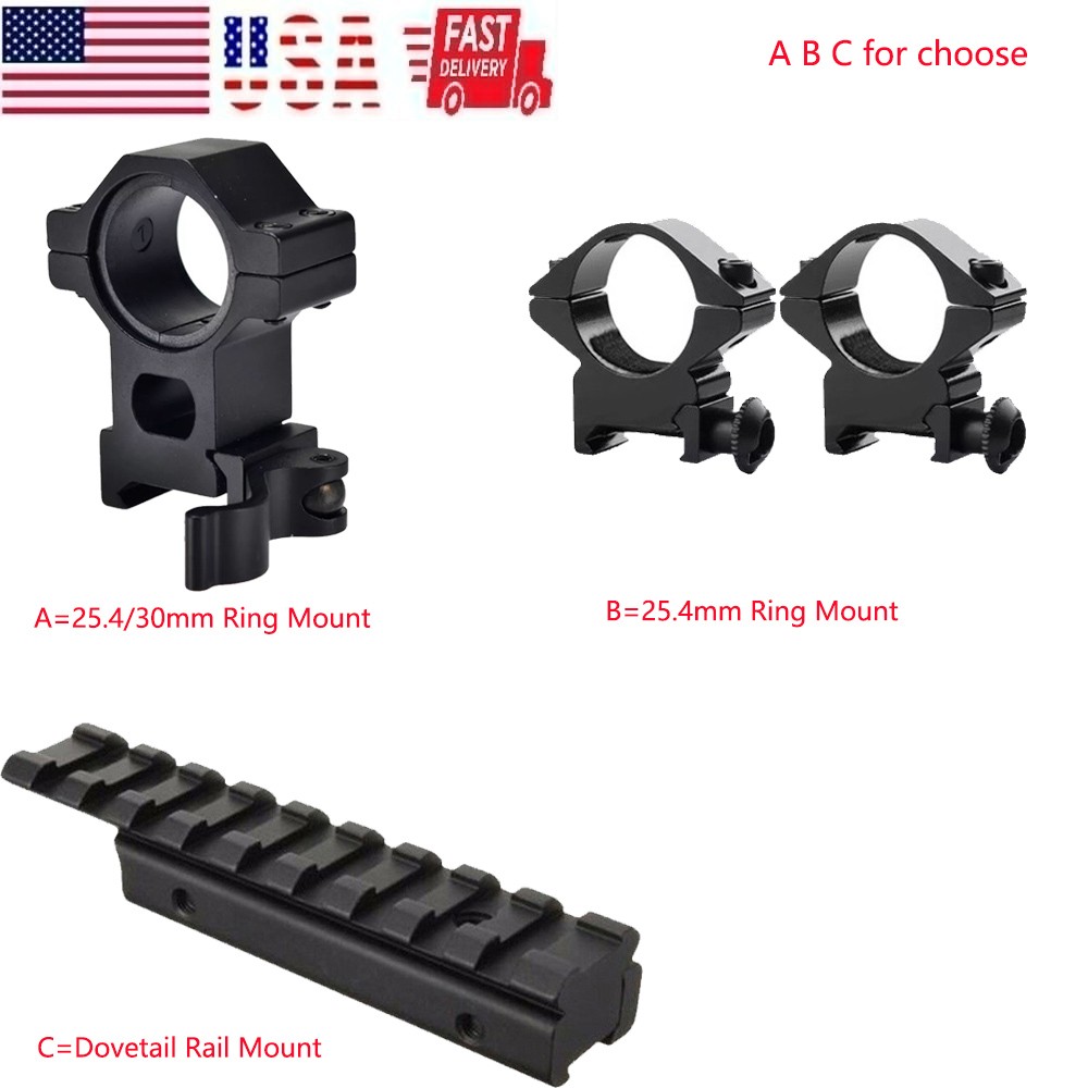 25.4mm Ring Scope Mount/QD 25.4&30mm Ring High Profile Mount/Dovetail Rail Mount