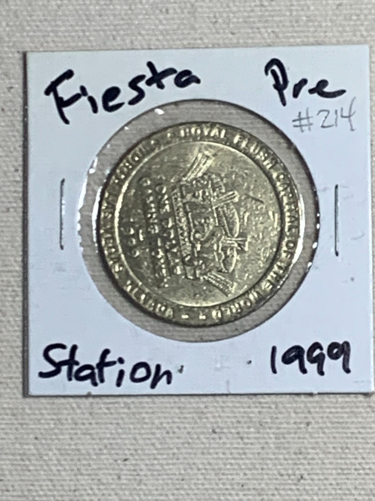 $1 Fiesta Hotel LV NV Gaming Casino Slot Token 1999 "Blue Agave"