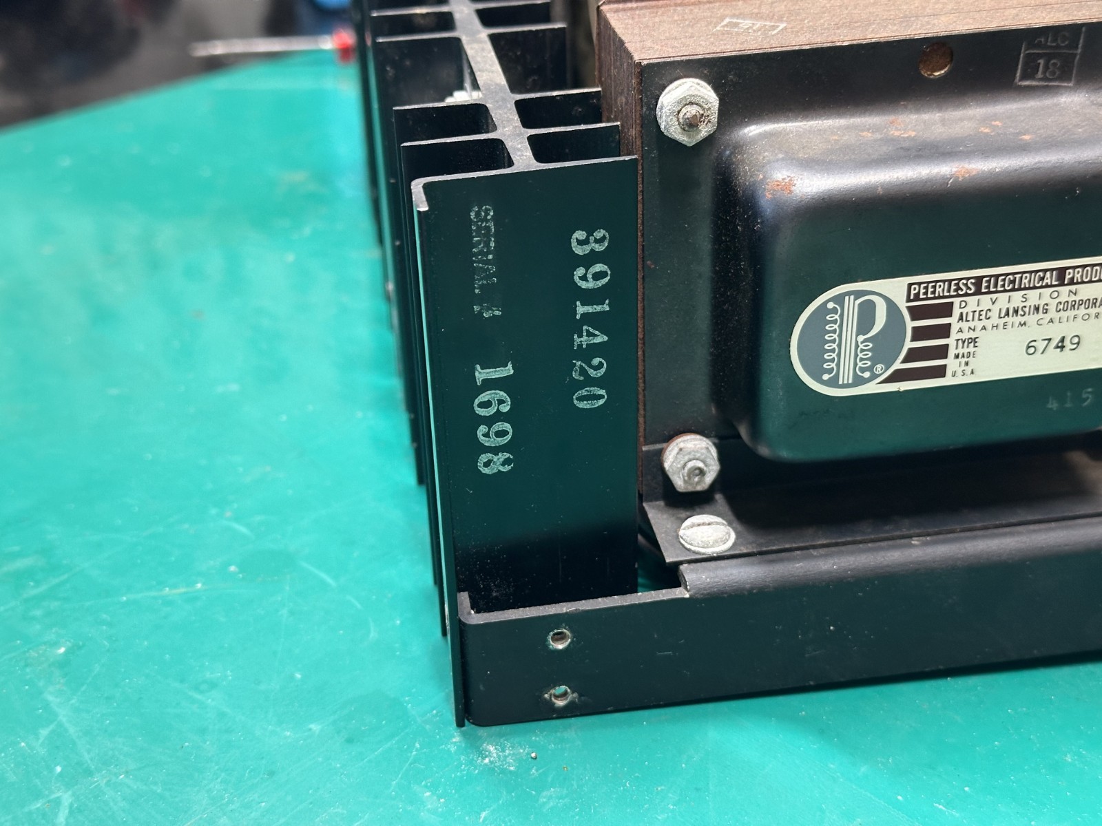 Altec 351B mono amplifier Working - Repaired